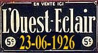..Vu dans L'OUEST ECLAIR