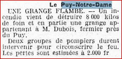 ..Vu dans L'OUEST ECLAIR