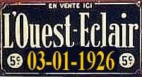 ..Vu dans L'OUEST ECLAIR
