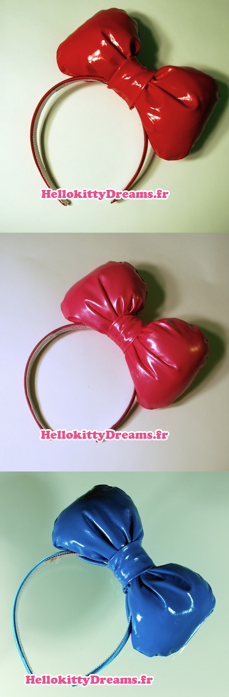 Chubby Bunny X Hello kitty : les serres tête « Bow »