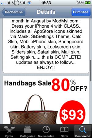[Tuto] Supprimer la pub dans Cydia !