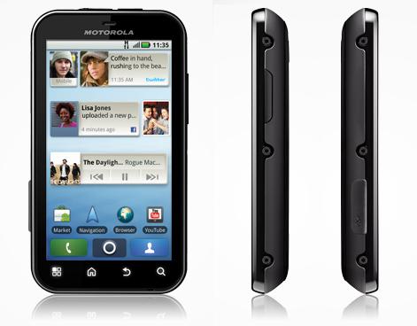 Smartphone Android Motorola DEFY – C’est du costaud