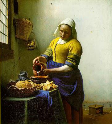 J'ai toujours trouvé que la laitière de Vermeer avait un ...