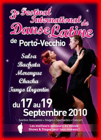 Festival  International de Danse Latine de Porto-Vecchio jusqu'à dimanche : Le programme.