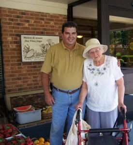 Vincent Lacroix alors qu'il débutait son bénévolat