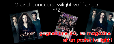 CONCOURS TWILIGHT VEF FRANCE .. Résultats