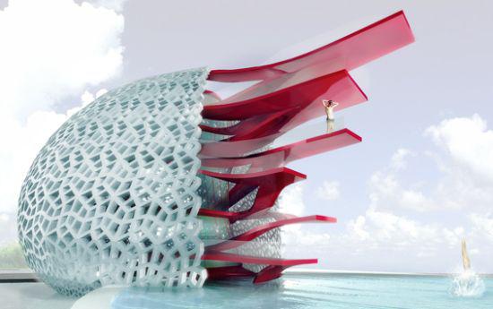 Une maison du plongeur inspirée de la géométrie du corail - 1