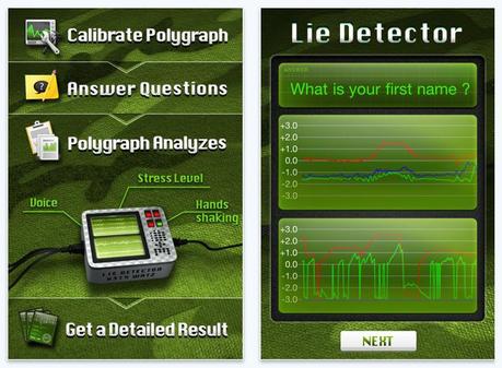 Détecteur de mensonges sur iPhone...