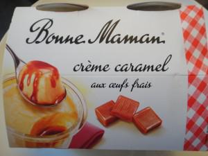 Crème caramel Bonne Maman