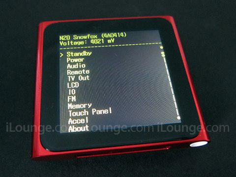 Activez le mode diagnostic de votre Ipod Nano 6G