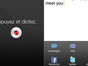 Dragon Reconnaissance vocale l’iPhone iTouch