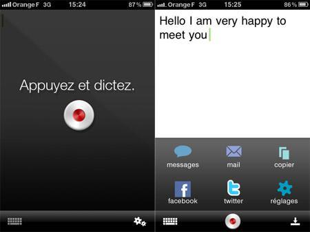 Dragon : Reconnaissance vocale sur l’iPhone et iTouch
