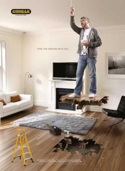 69+ publicités designs et créatives de Septembre 2010