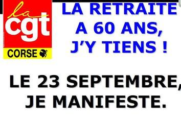 Réforme des Retraites : Manifestation à Bastia ce jeudi matin.