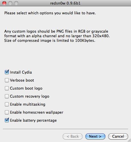 Jailbreak iOS 4.1 – La Dev-Team sort Redsn0w 0.9.6b1 pour iPhone 3G et iPod touch 2G