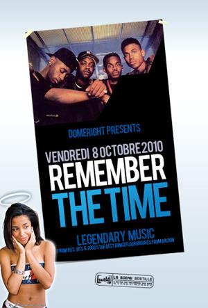 Concours Remember The Time / 5 PLACES à gagner