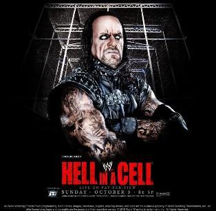 Undertaker sur l'affiche de Hell In A Cell 2010