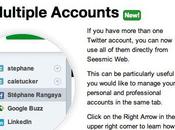 Seesmic supporte plusieurs comptes Twitter raccourcit automatiquement