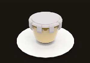 open the cup of pudding solution