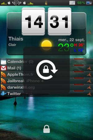 LSRotator : votre lockscreen en mode paysage !