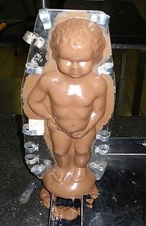 Manneken pis en chocolat