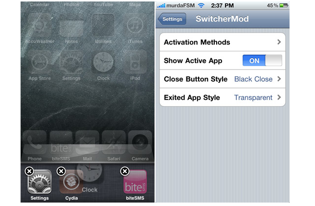 SwitcherMod : Ajout d’options au multitâche