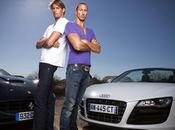 Camille Lacourt Frederick Bousquet dans Automoto dimanche septembre 2010