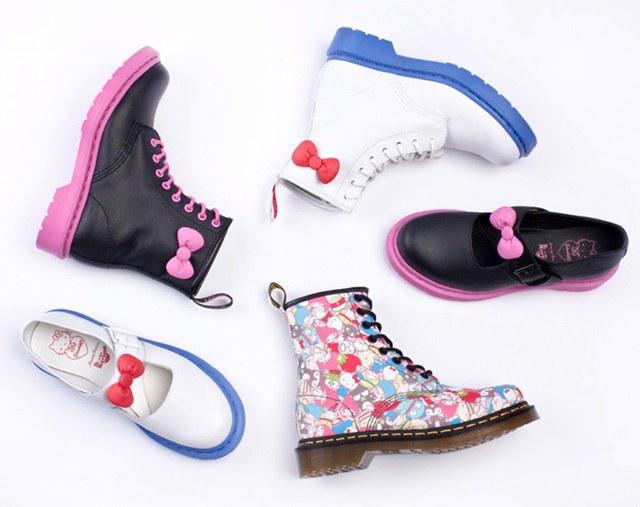 ♠ Dr. Martens et Sanrio fêtent ensembles leur 50ème anniversaire et s'associent pour une collection de chaussures ♠