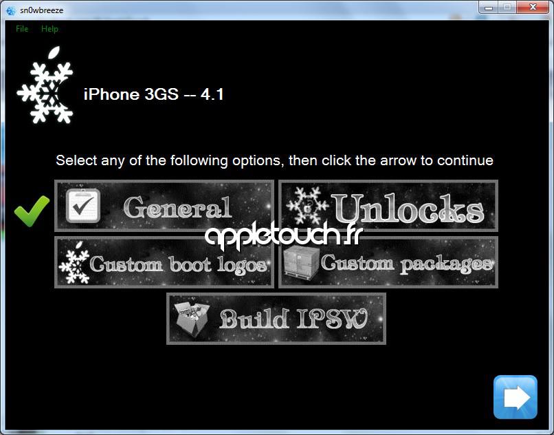TUTO Sn0wbreeze 2.0 : Jailbreak iOS 4.1 iPhone et iPod Touch Windows