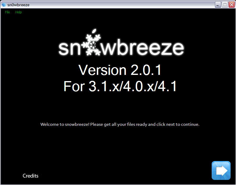 [TUTO] Jailbreak de l’iOS 4.1 avec Sn0wBreeze 2