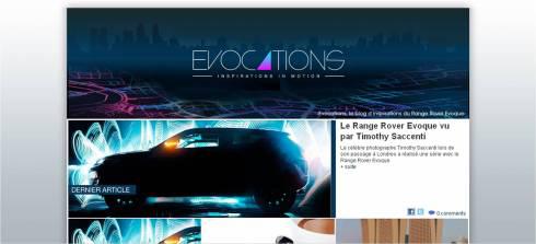 Evocations / Inspirations in Motion : le blog du Range Rover Evoque