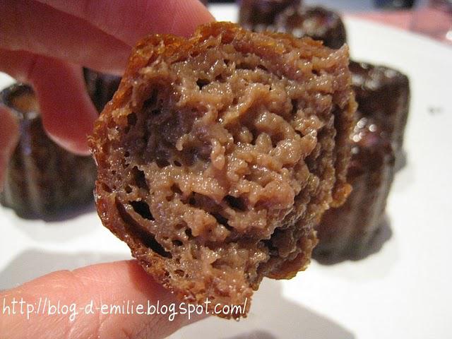 Cannelés bordelais chocolatés