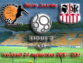 Foot / L2 : 8ème journée ce soir à 20h avec Laval / AC Ajaccio