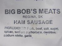 Big Bob's Meats - saucisson au jambon