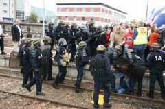 Blocage de la gare du Havre le 23 septembre - Phototèque/Pascal Colé