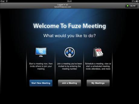ipad fuze meeting 3 Fuze Meeting HD : organisez une conférence Web depuis un iPad