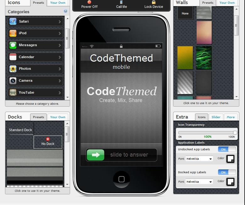 [Astuce] crée son thème iphone depuis le web.