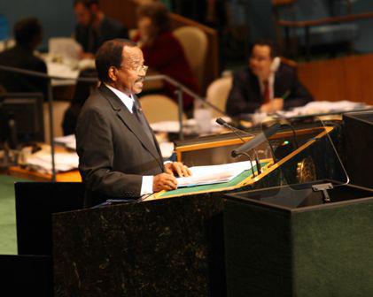 ONU:Paul Biya plaide en faveur d’ 