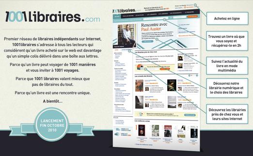 1001libraires.com - 1er réseau de libraires indépendants sur Internet