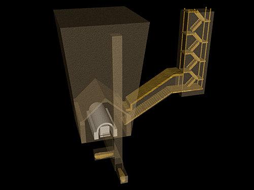 Iufaa - Reconstitution tombe en 3D (Photo NG)