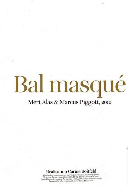 † VOGUE Paris Spécial anniversaire : le bal masqué †