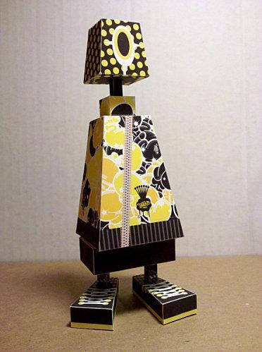  Paper toys BoxCan! by Phil Toys custom by Shin Tanaka