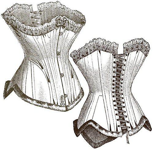 1882-Corset fashion
