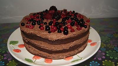 DEVIL'S FOOD CAKE AU CHOCOLAT&FRUIT; ROUGE