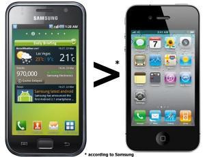 Samsung Galaxy S i9000 ou iPhone4