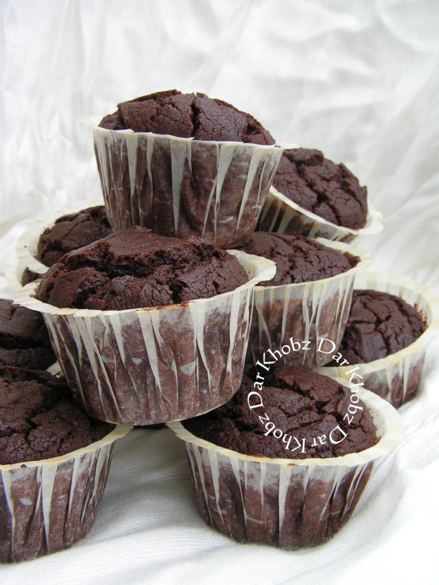 Muffins au chocolat de Dan Lepard