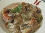 Bœuf stroganoff champignons, super rapide.