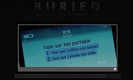 27 buried 04 Bande annonce interactive pour le film Buried