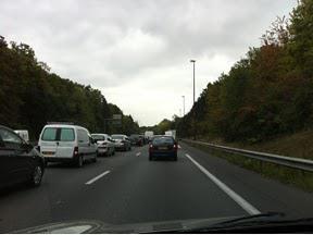 Bien arrivé en région parisienne...