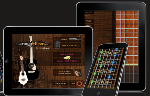 Bientôt une application iPad pour apprendre la guitare